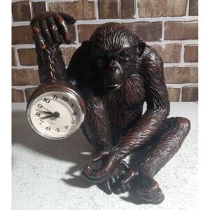 Vintage Large Monkey With Quartz Watch (Tested)